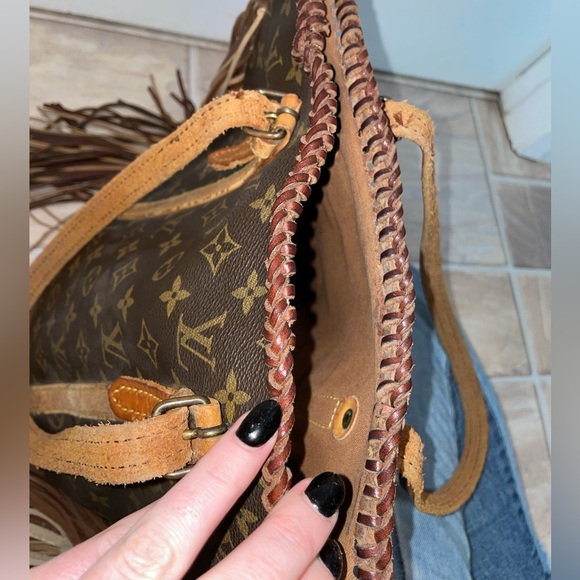 VINTAGE BOHO BAG LOUIS VUITTON FRENCH TOTE - Picture 7 of 10
